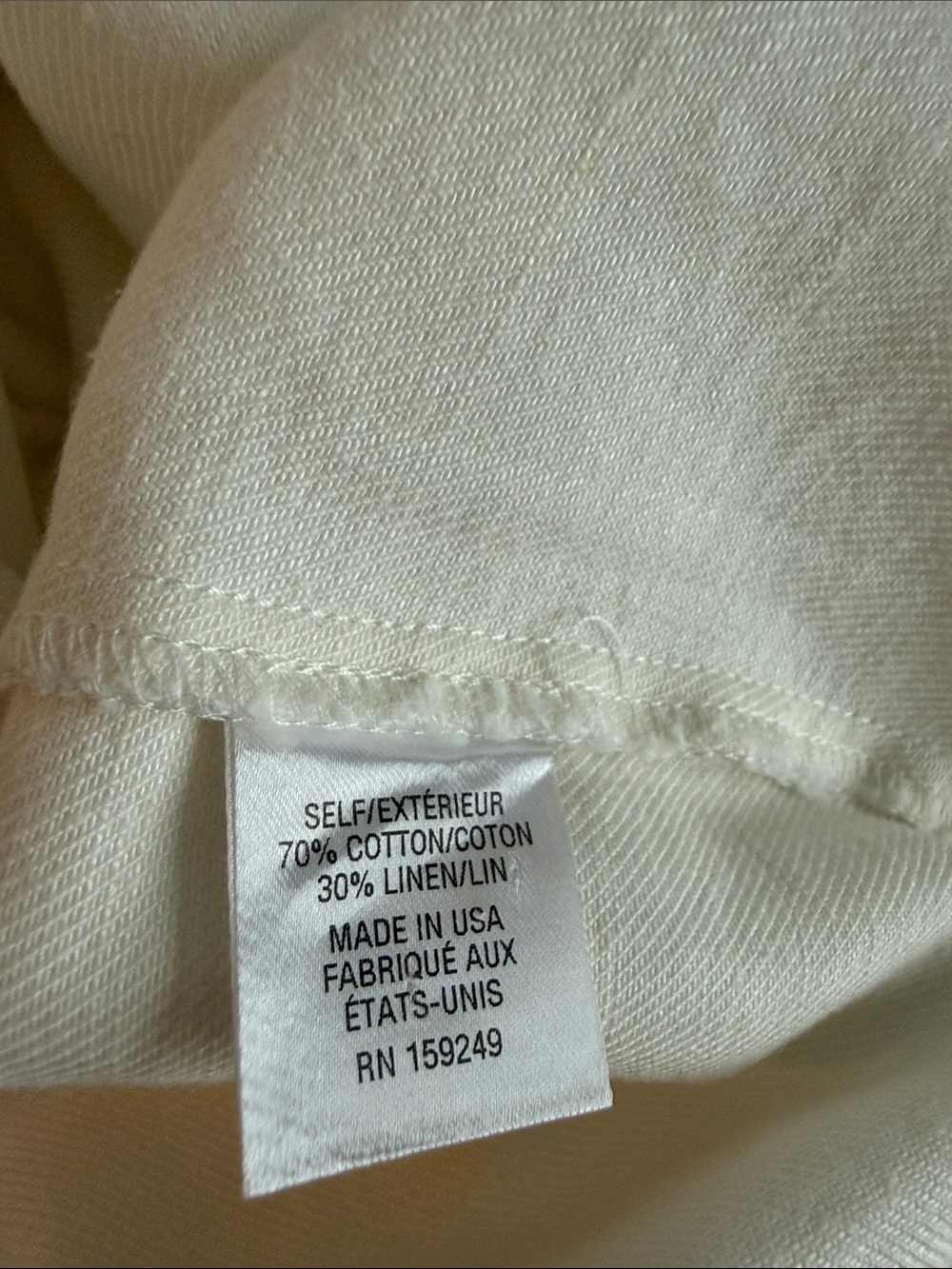 NWT TWP Ex T White Zip-Front Crewneck Top - Picture 11 of 12
